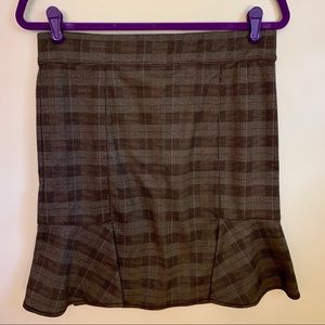Max Studio Plaid Skirt